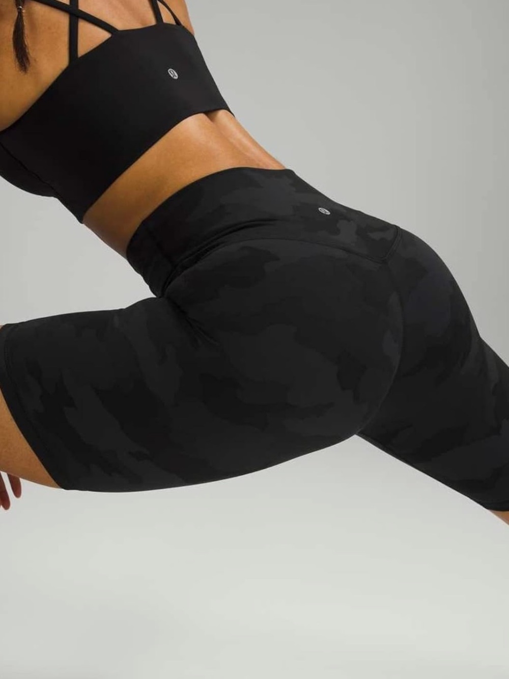 Lululemon 8” Align Camouflage Bike Shorts